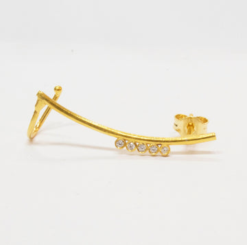 Earcuff Five dots line