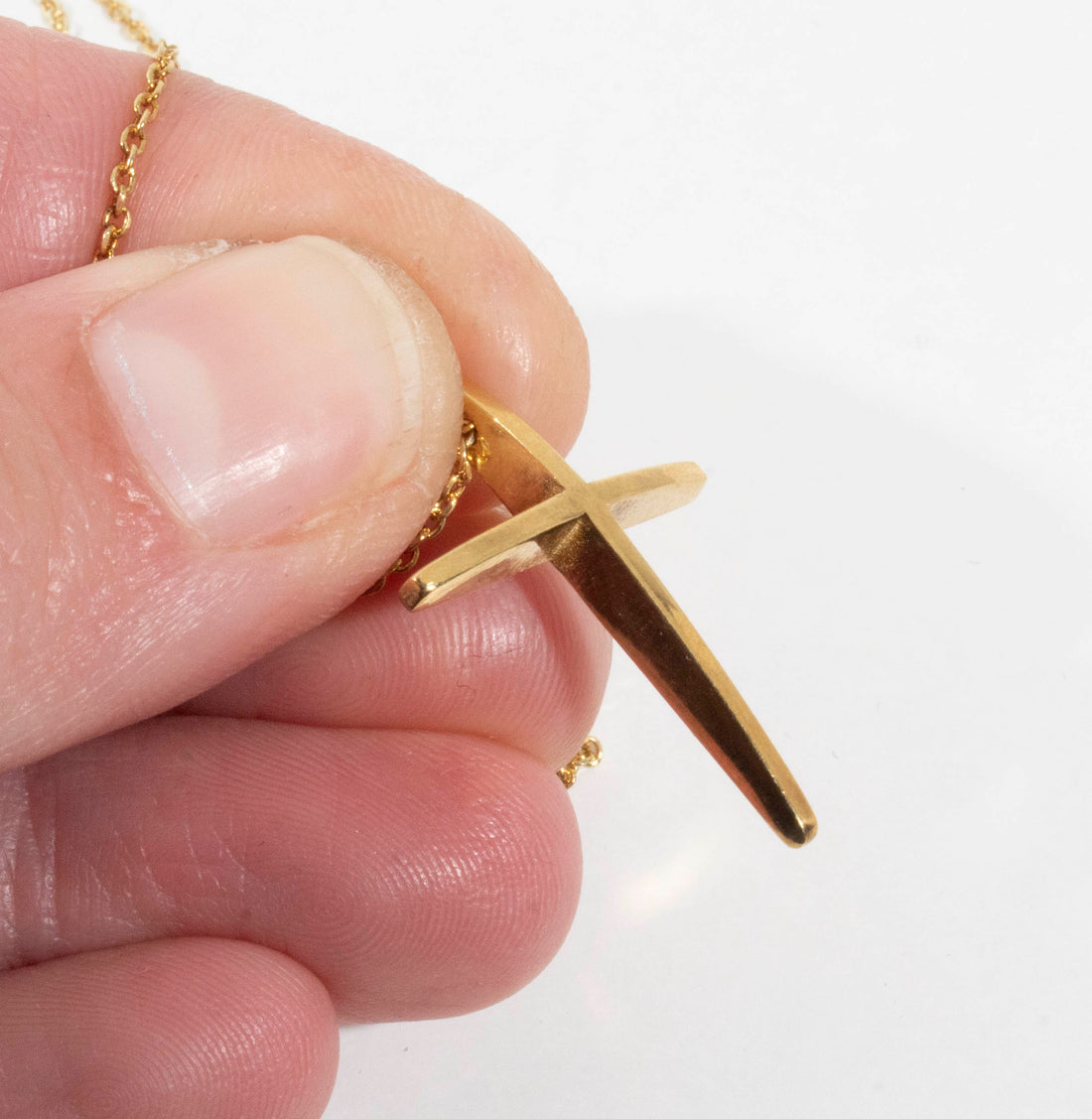 Baptism Cross with Curved Dual-Surface