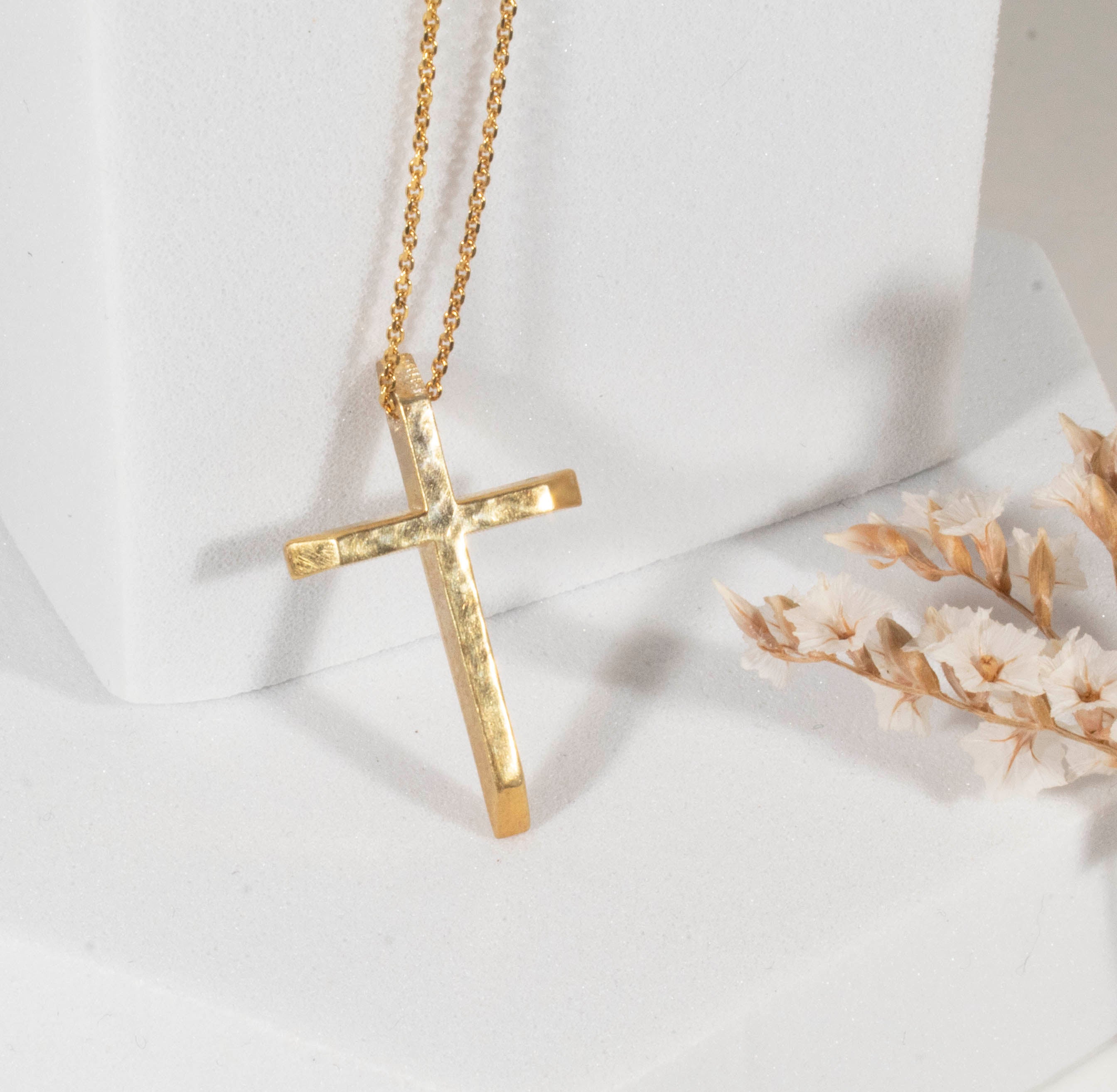 Baptism Cross Two  Lines