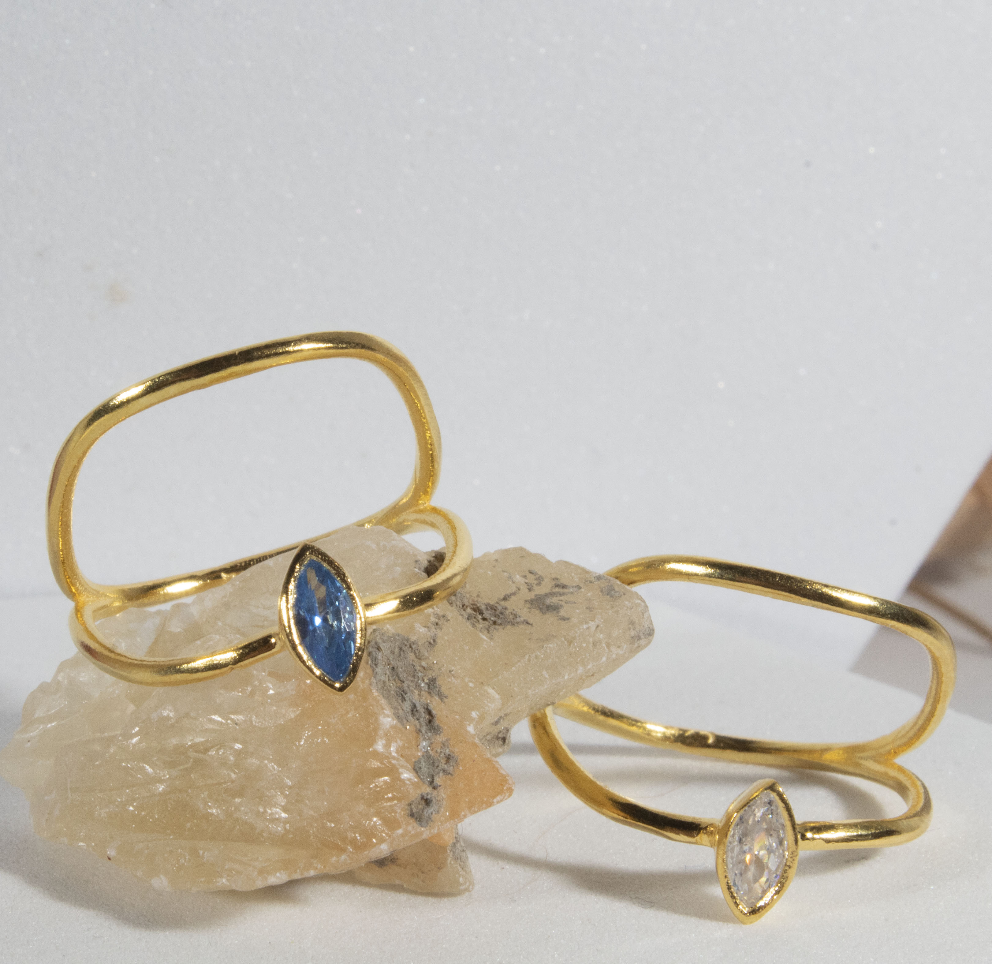 Marquise Double Ring