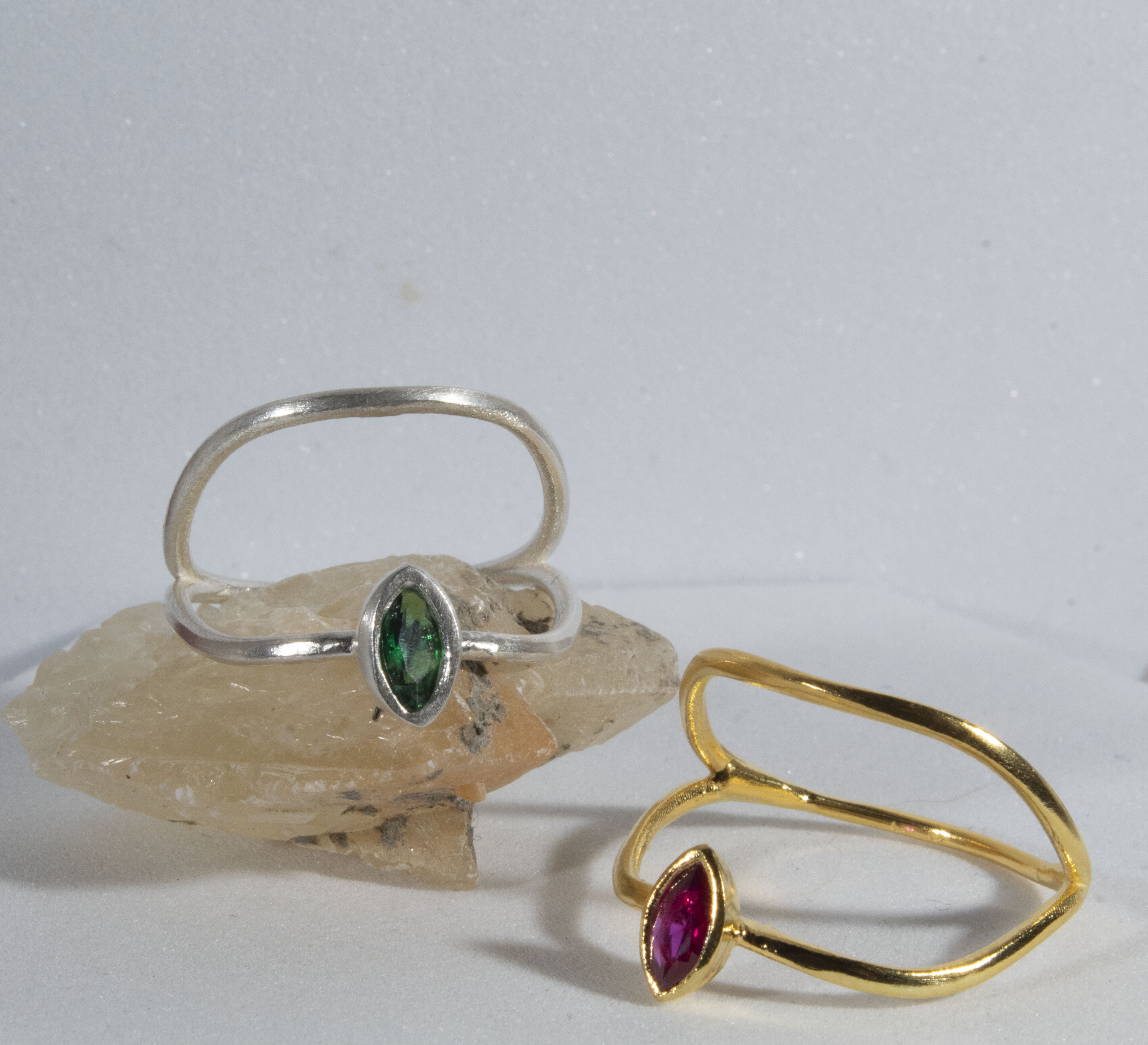 Marquise Double Ring