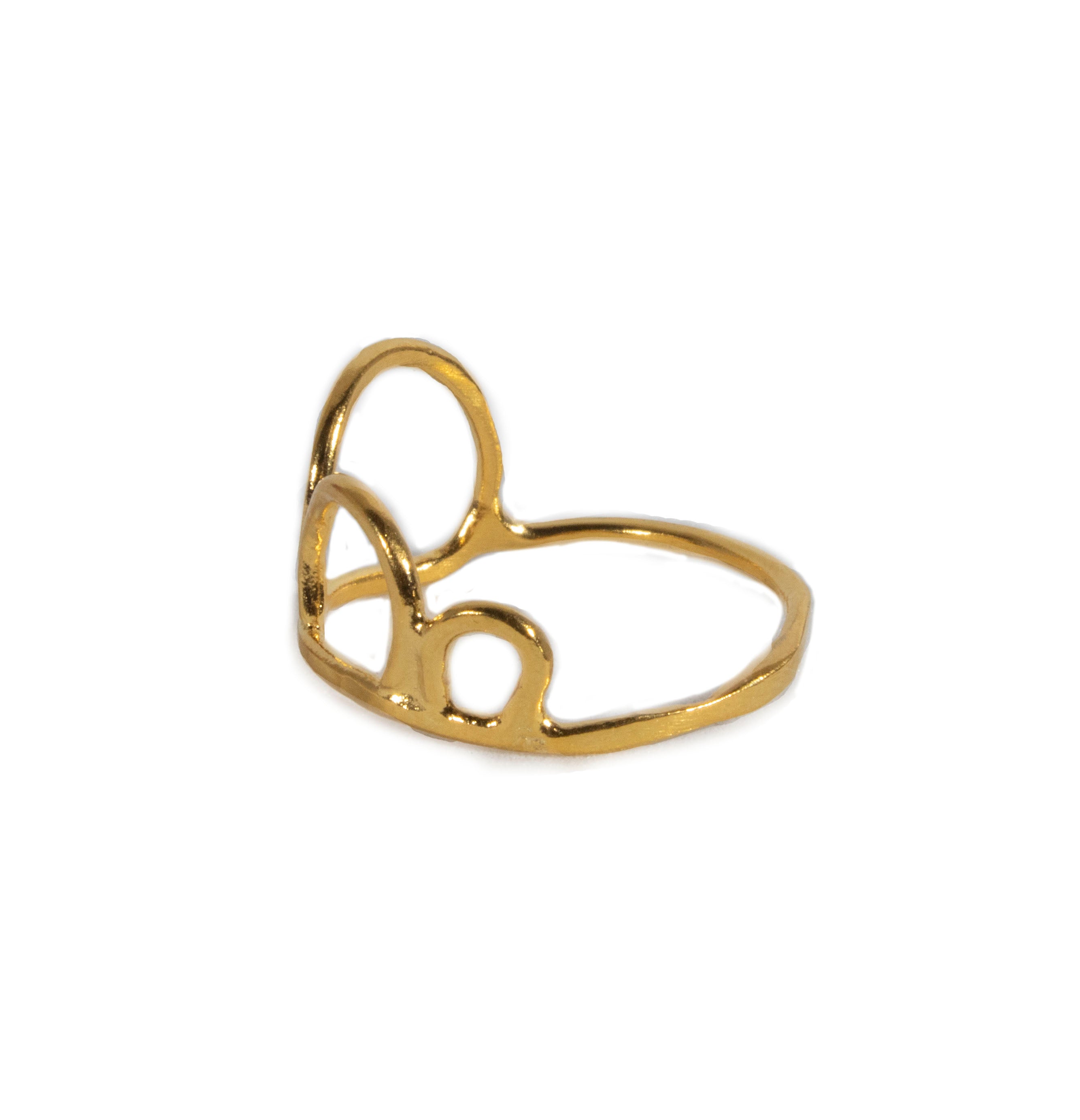 Bauhaus Escalated Circles Ring