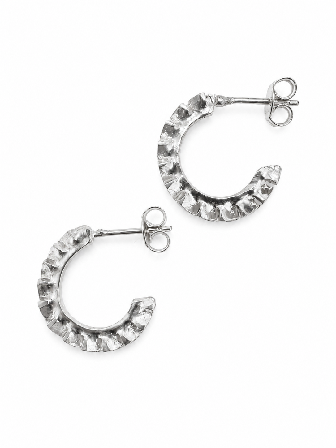 Sculpted Mini Hoops