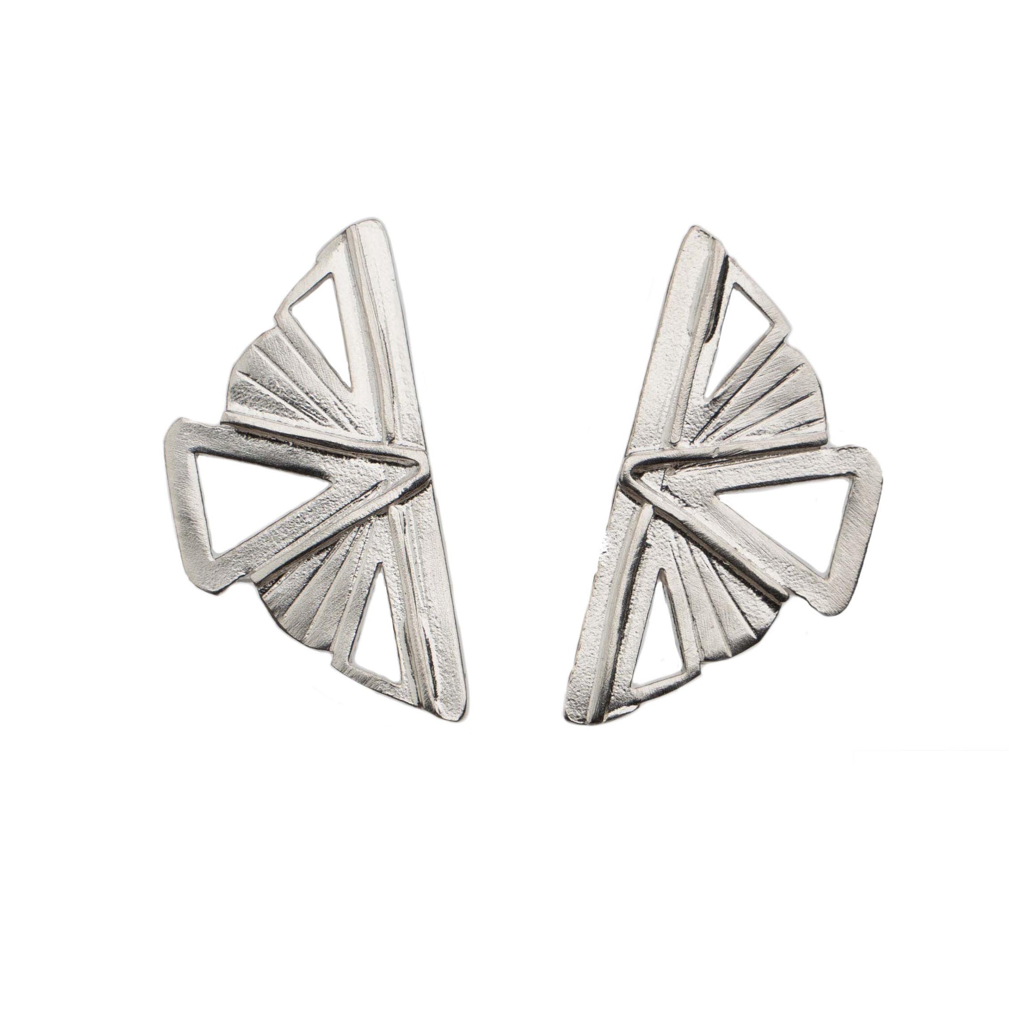 Art Deco Butterfly Stud Earrings
