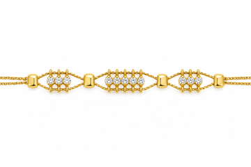 Minimal Eleven Stone Bracelet