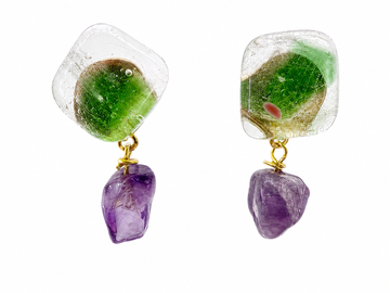 Fuso Studs & Semiprecious stones