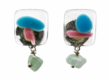 Fuso Studs & Semiprecious stones