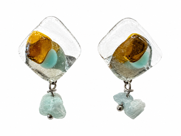 Fuso Studs & Semiprecious stones