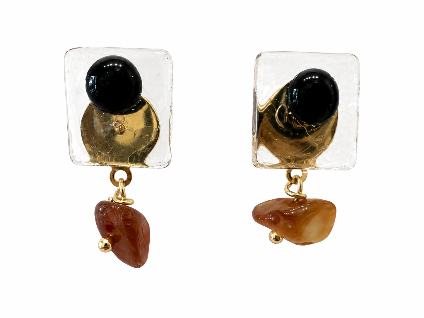 Fuso Studs & Semiprecious stones