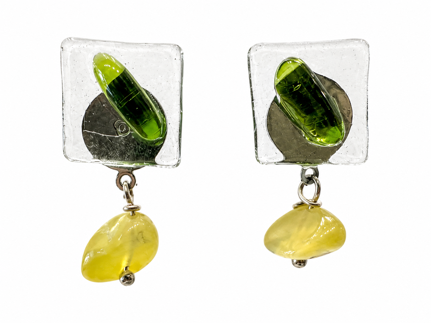 Fuso Studs & Semiprecious stones