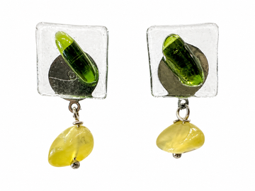 Fuso Studs & Semiprecious stones