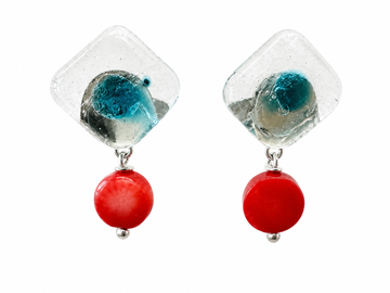 Fuso Studs & Semiprecious stones