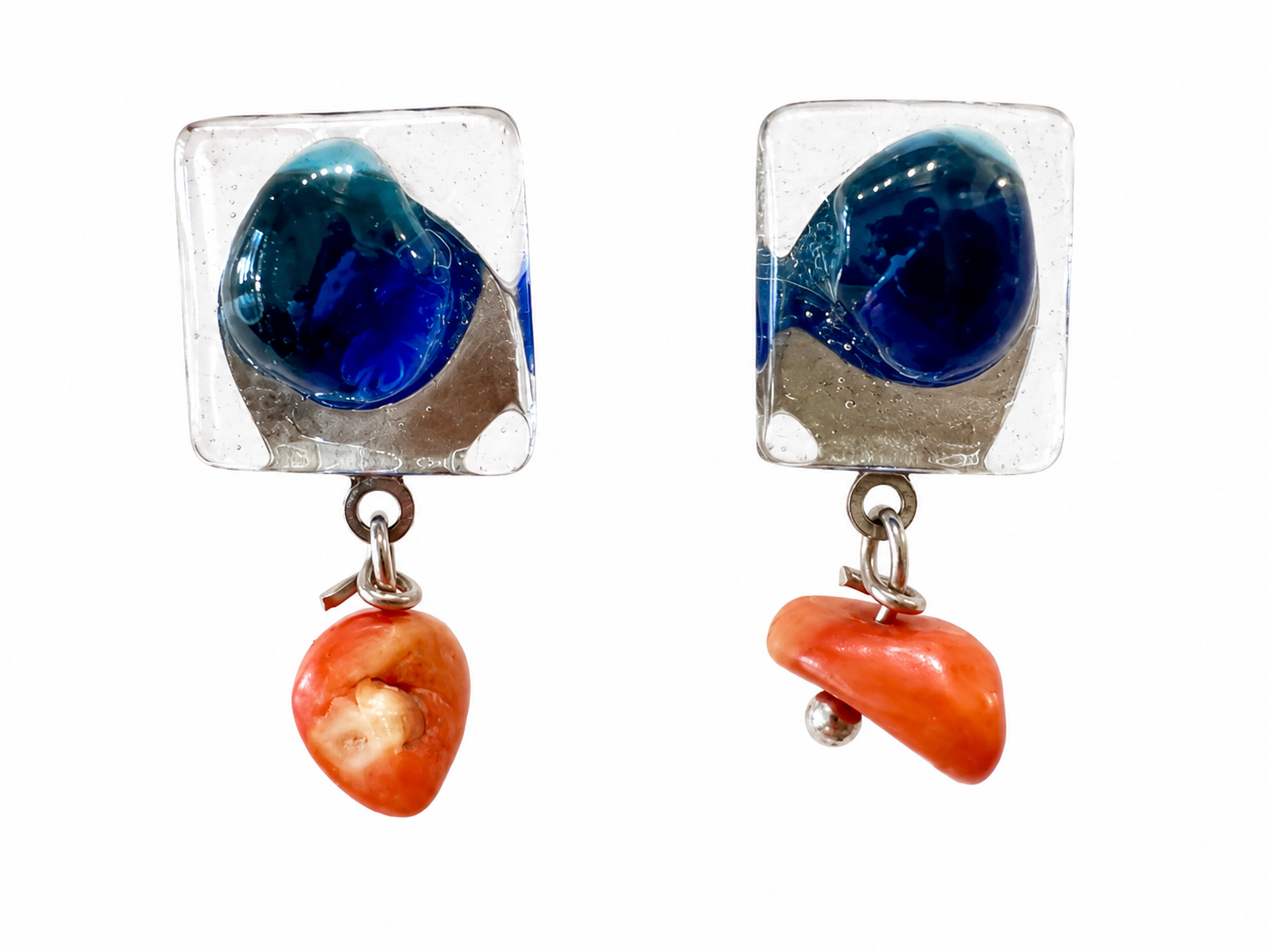 Fuso Studs & Semiprecious stones