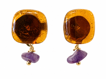 Fuso Studs & Semiprecious stones