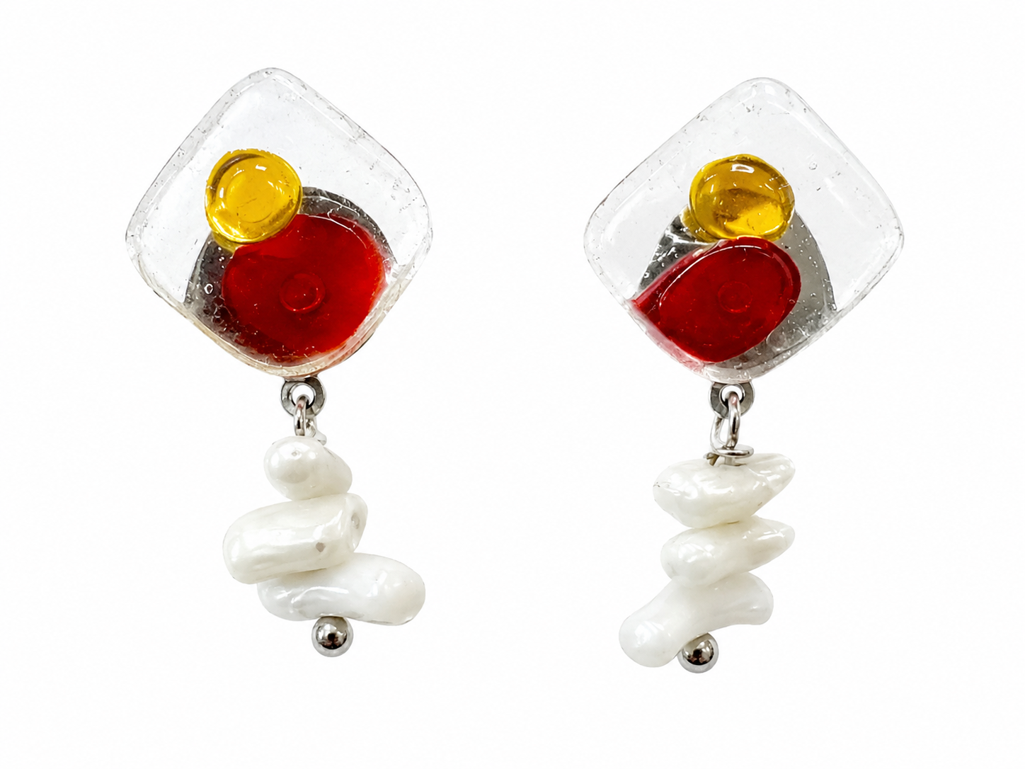 Fuso Studs & Semiprecious stones