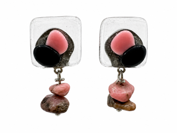 Fuso Studs & Semiprecious stones