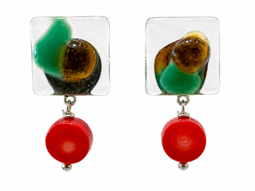 Fuso Studs & Semiprecious stones