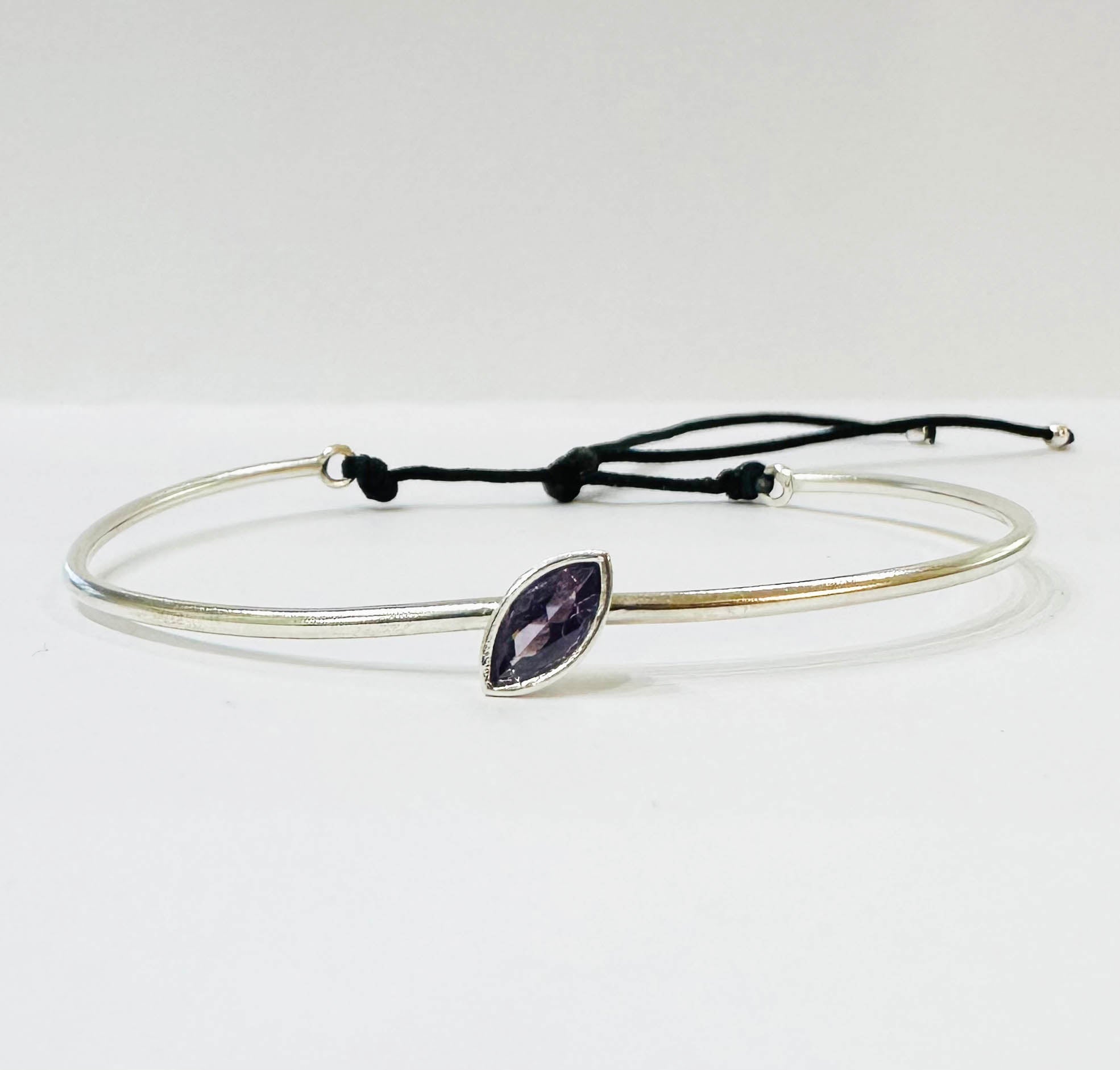 The Marquise Violet Bangle