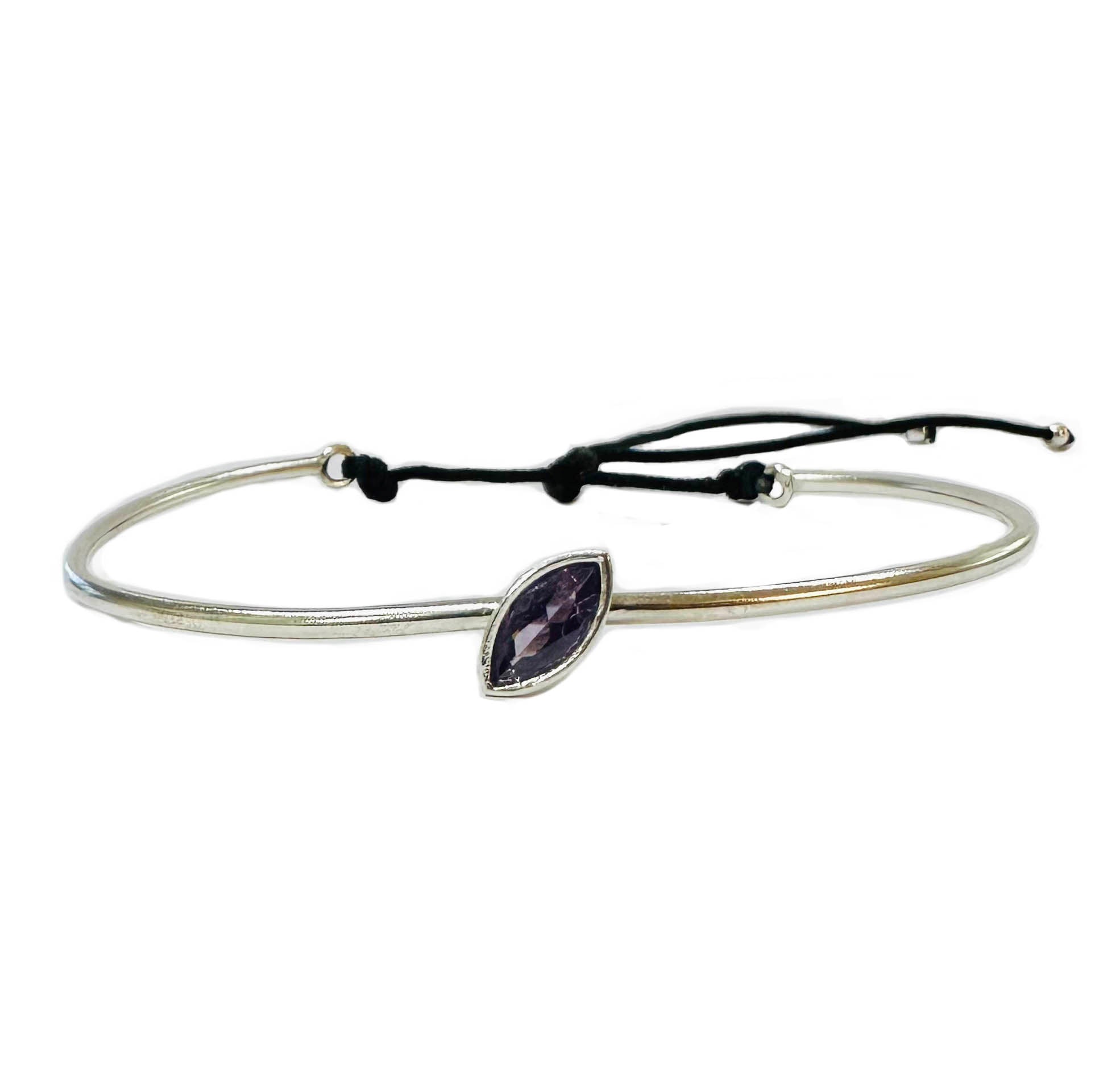 The Marquise Violet Bangle