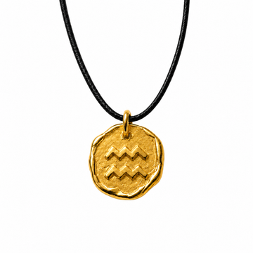 Zodiac Gold-plated Cord Necklace