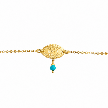 Fylaxto Tyrquoise Chain Bracelet