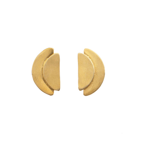 Cycladic Semi-Circle Minimal Earrings