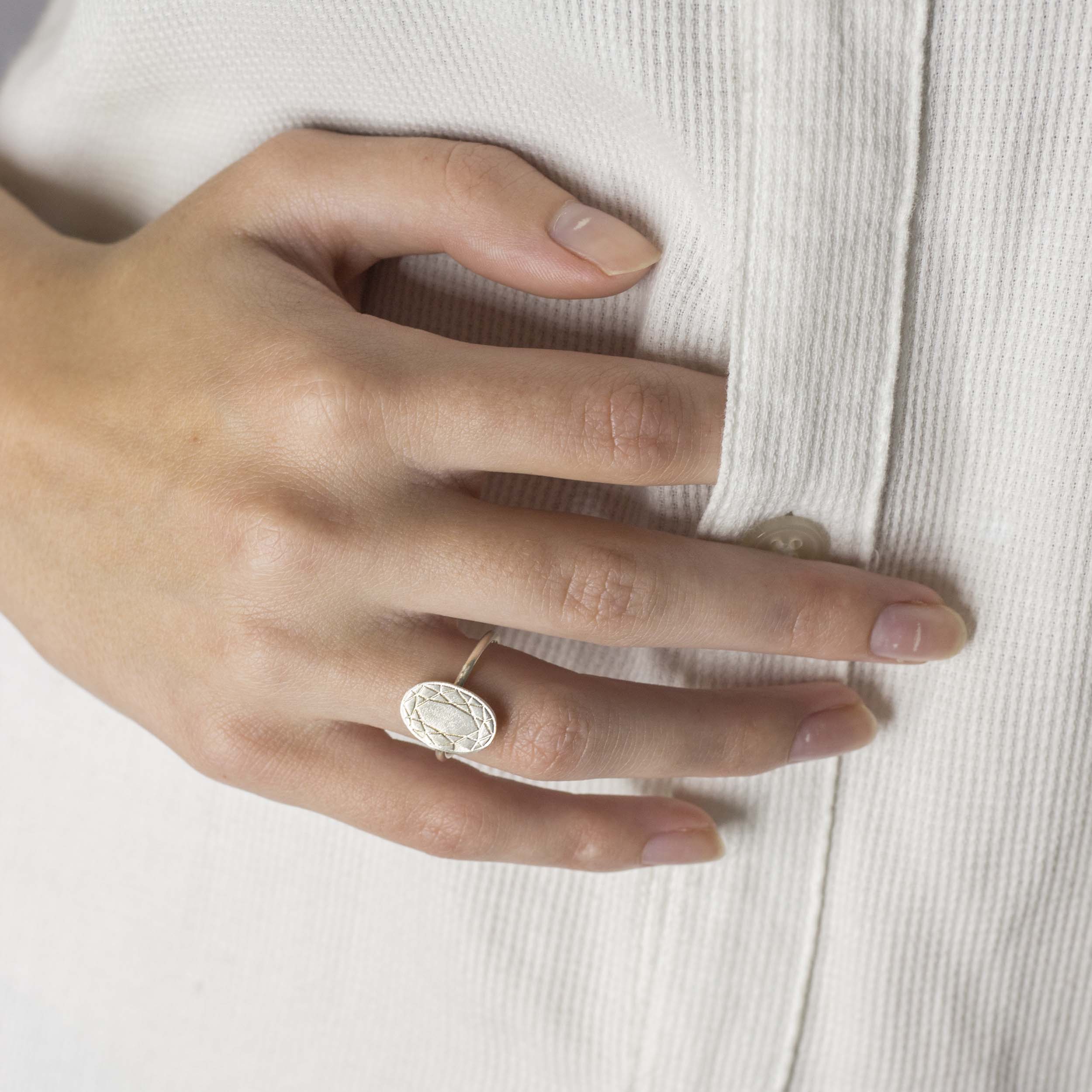 Super Cuts The Millenial Sunrise Cut Adjustable Ring