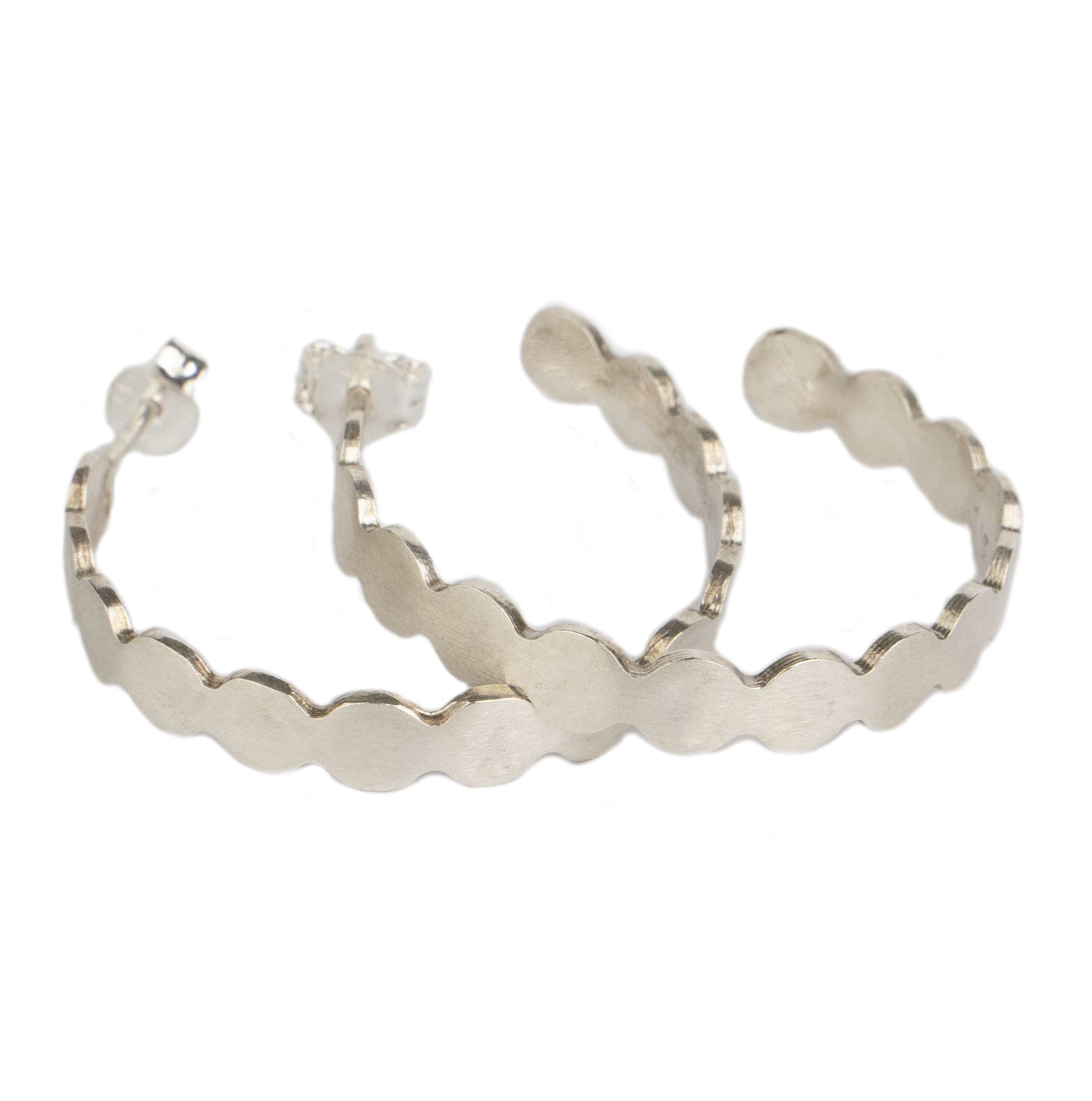 Cycladic Lace Hoops Earrings