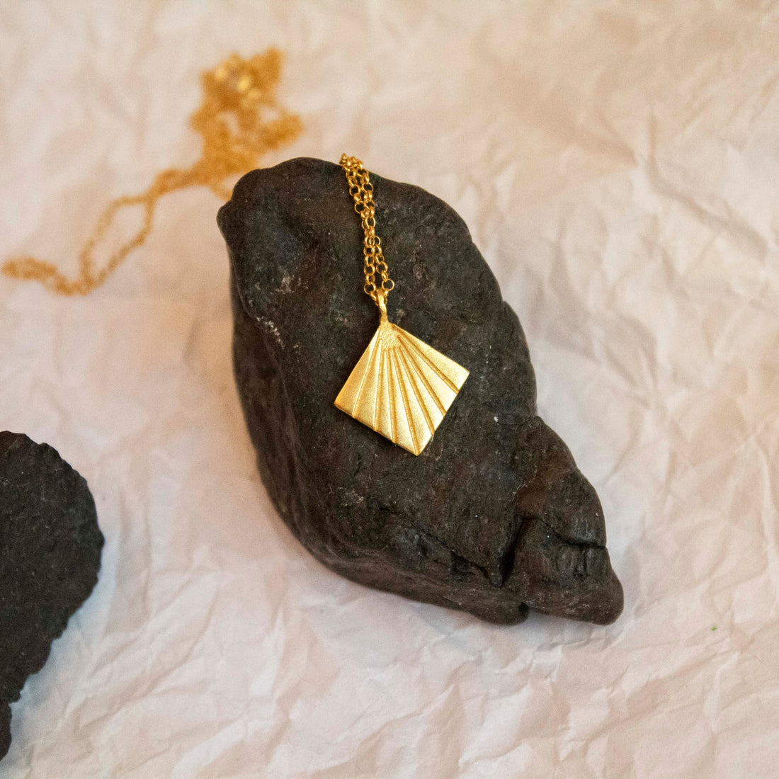 necklace with a rectangle