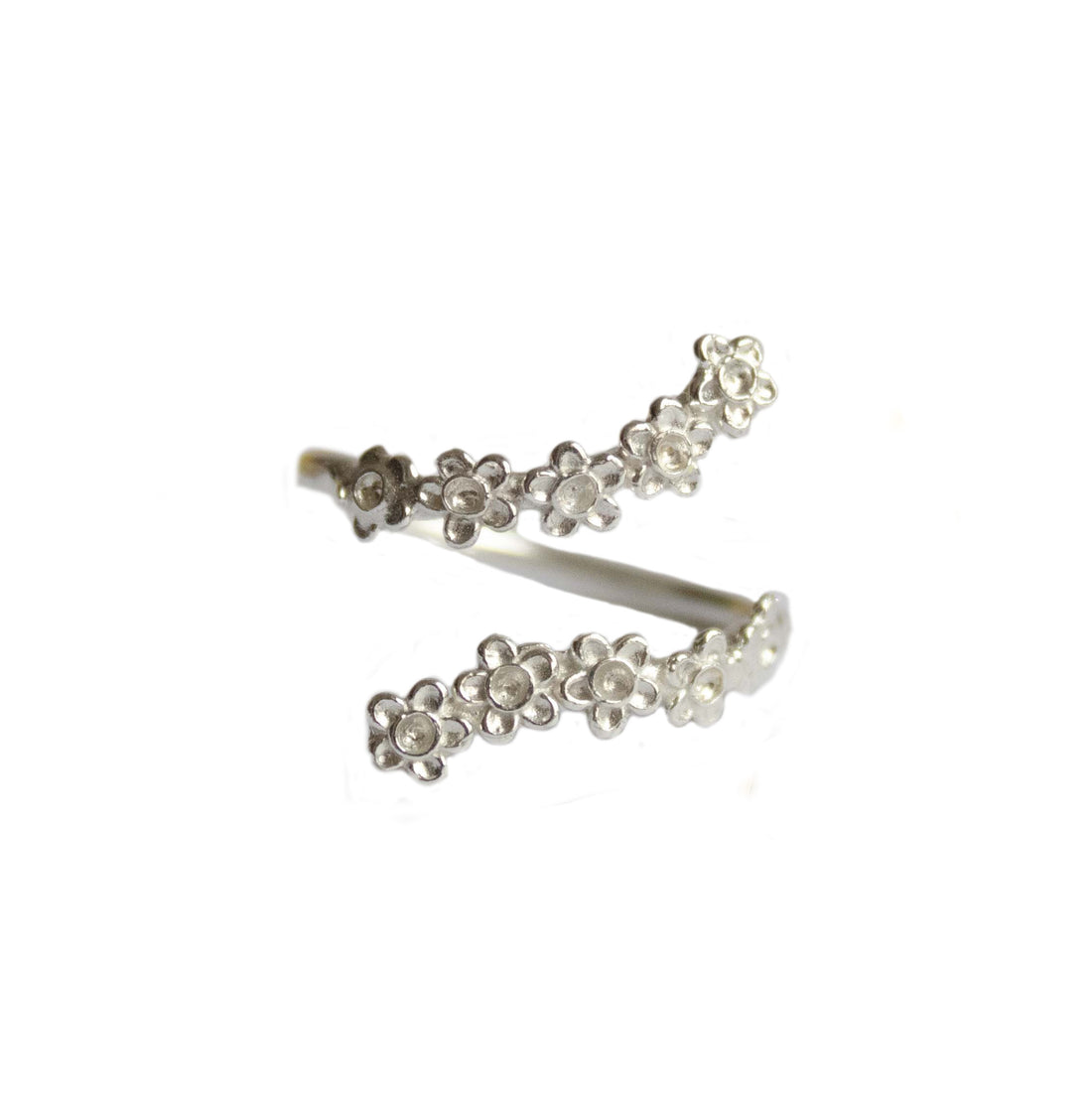 Flowers  Daisies Open Ring