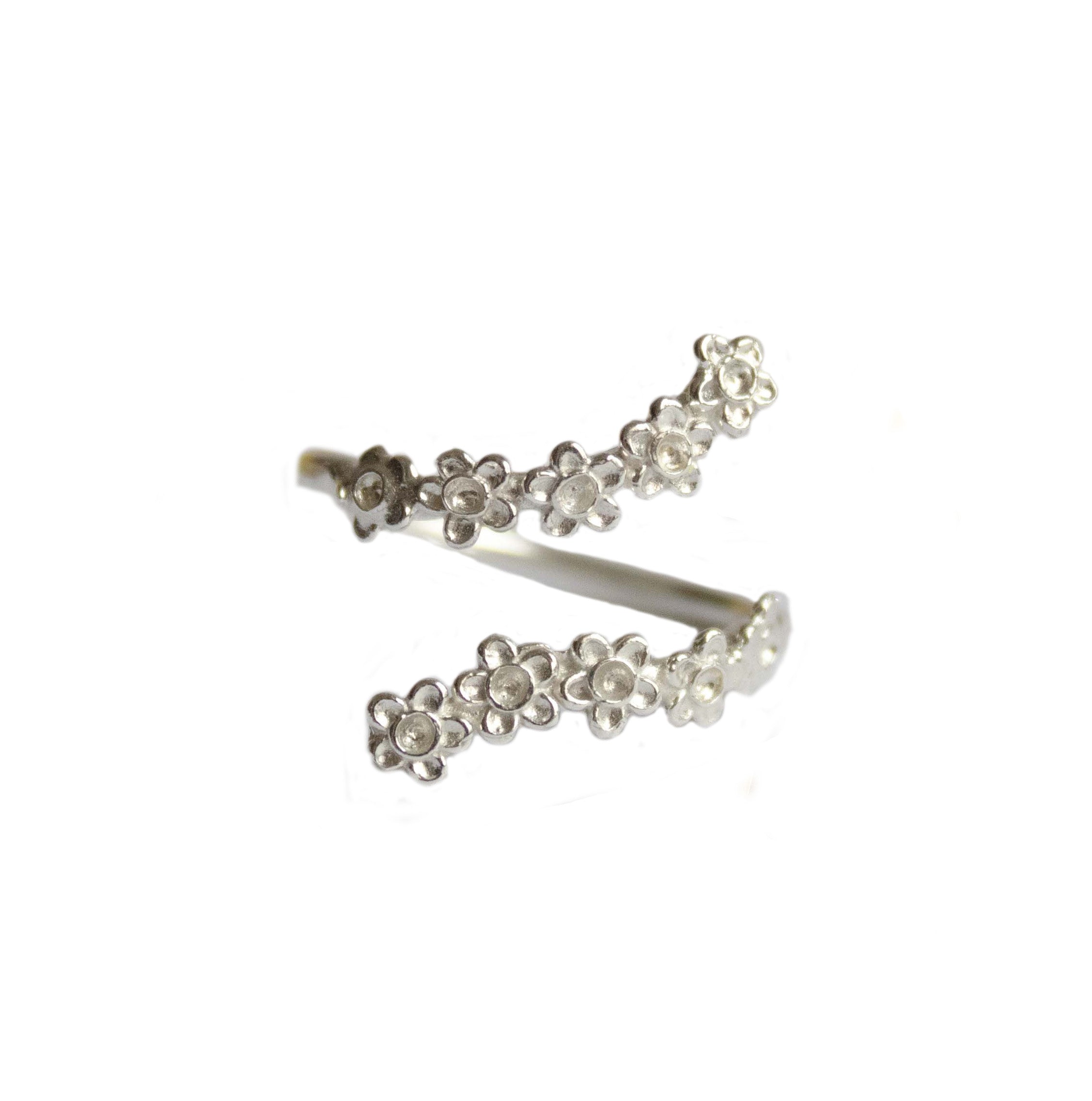 Flowers  Daisies Open Ring