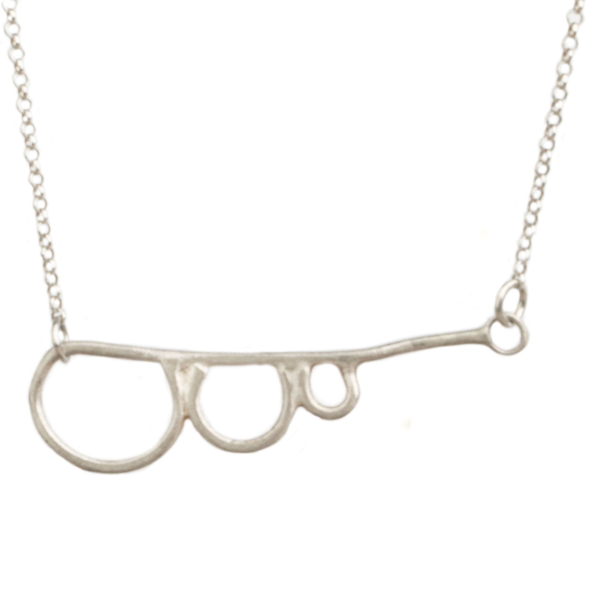 asimenio geometriko kolie me kiklous