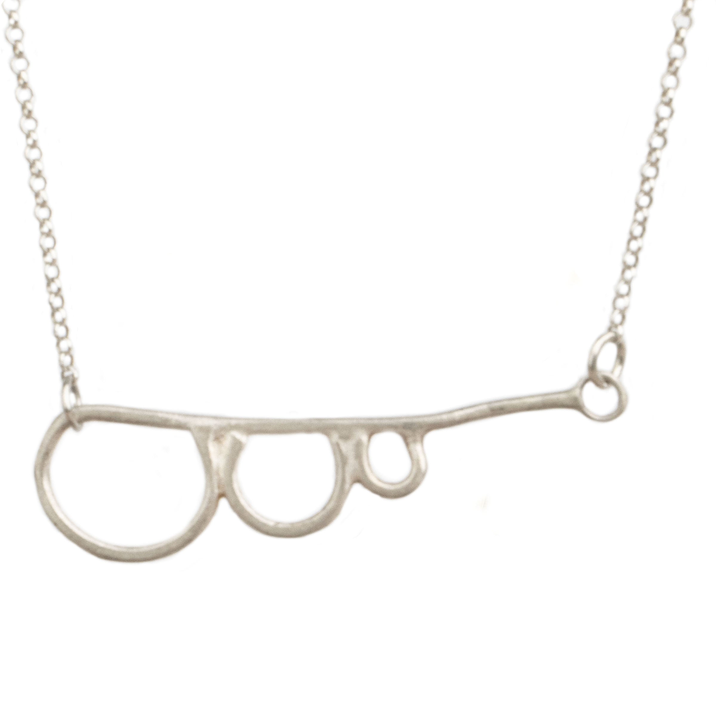 asimenio geometriko kolie me kiklous